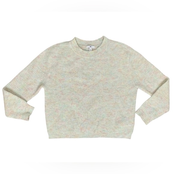 Nordstrom BP Women's Sweater Space Dye Rainbow Multicolor Long Sleeve Size Small - Picture 2 of 8